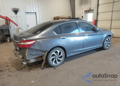 2016 Honda Accord Ex z USA, uszkodzony, nr VIN 1HGCR2F70GA044878